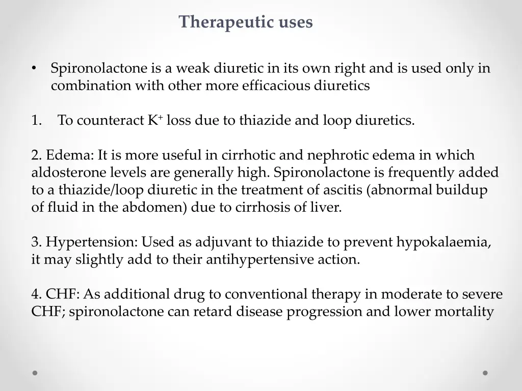 therapeutic uses