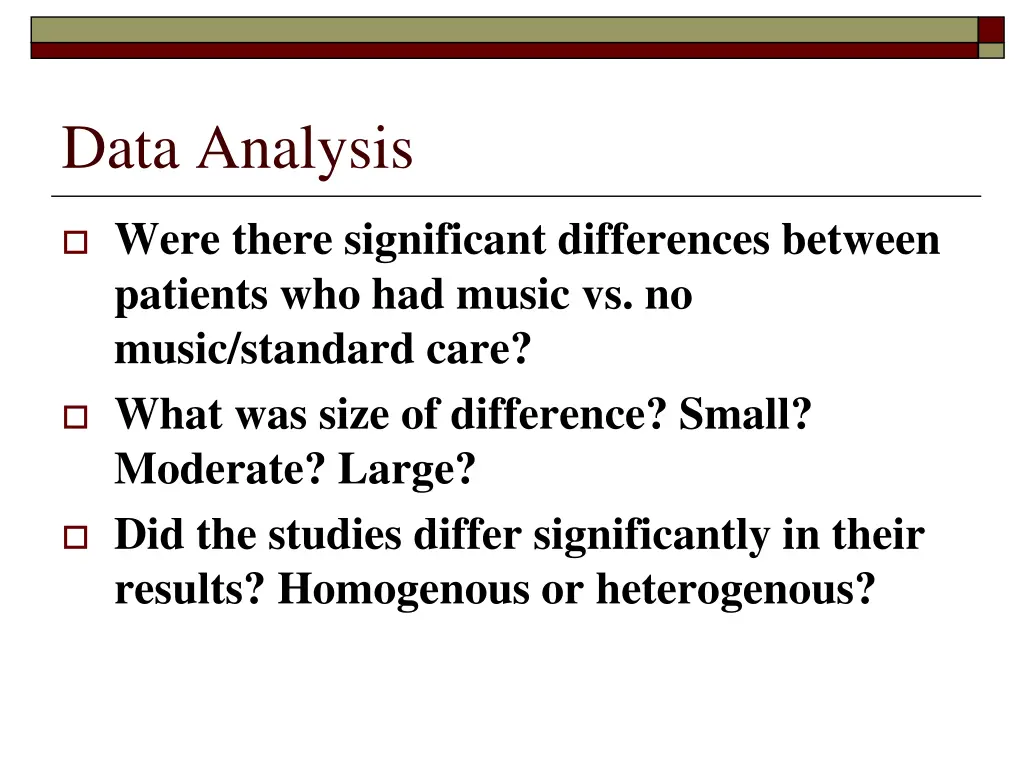data analysis