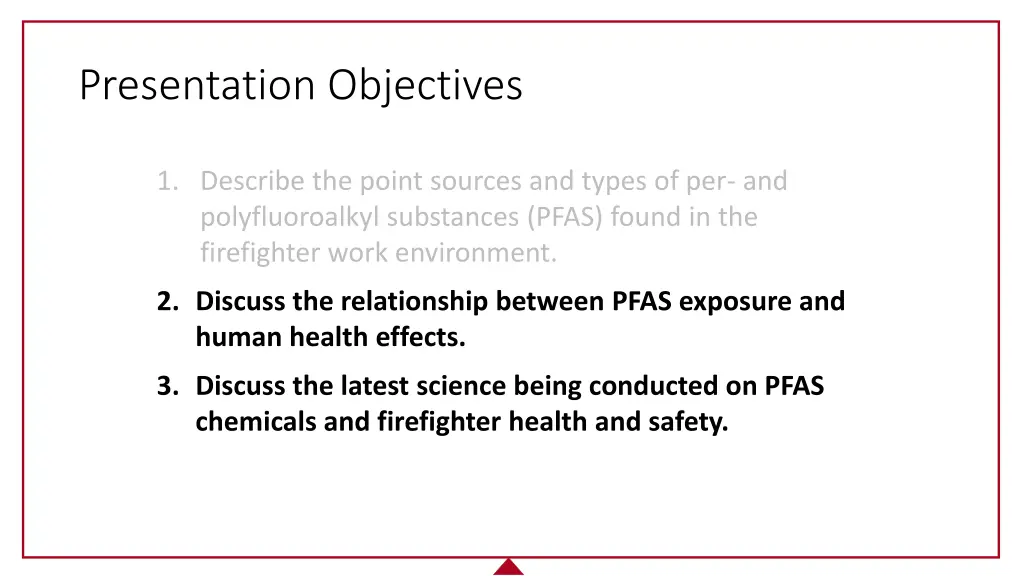 presentation objectives 1