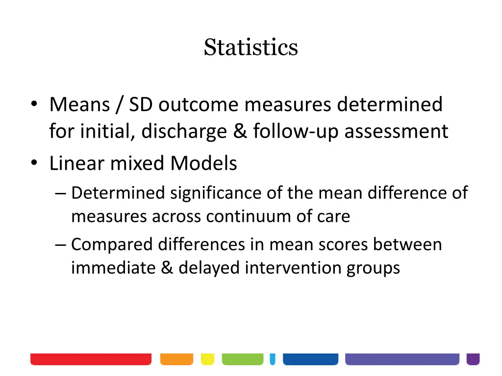 statistics