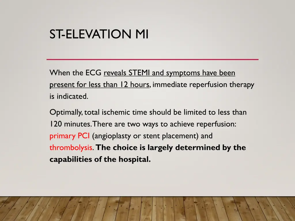 st elevation mi