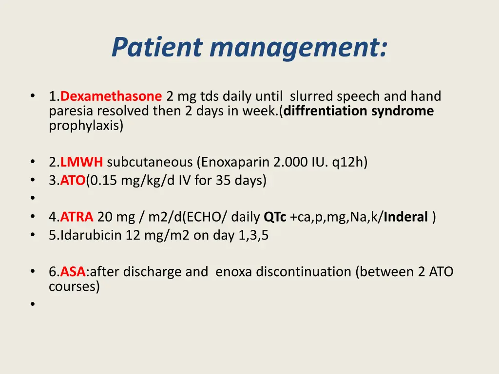 patient management