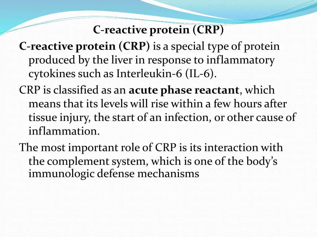 c reactive protein crp