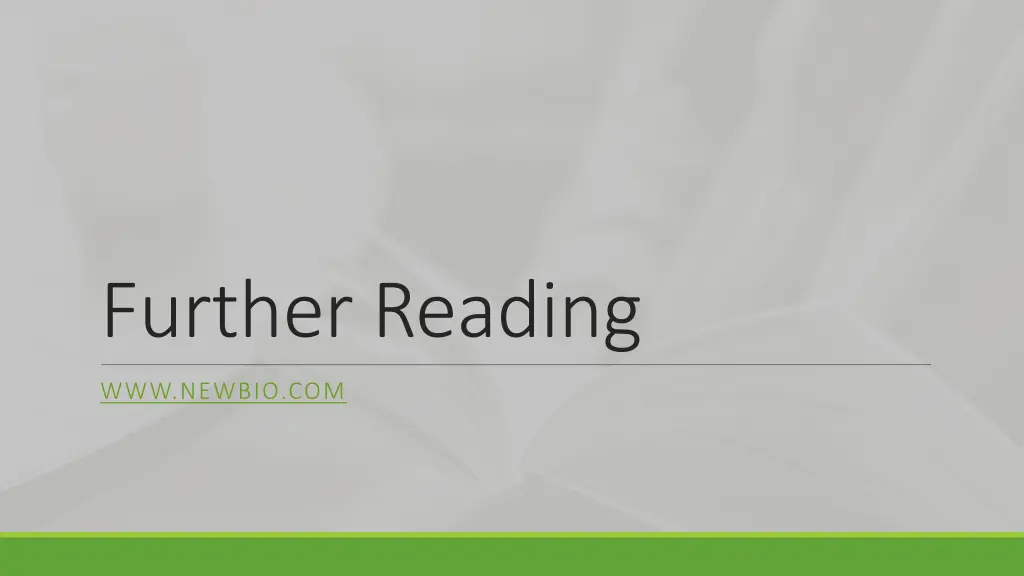 further reading