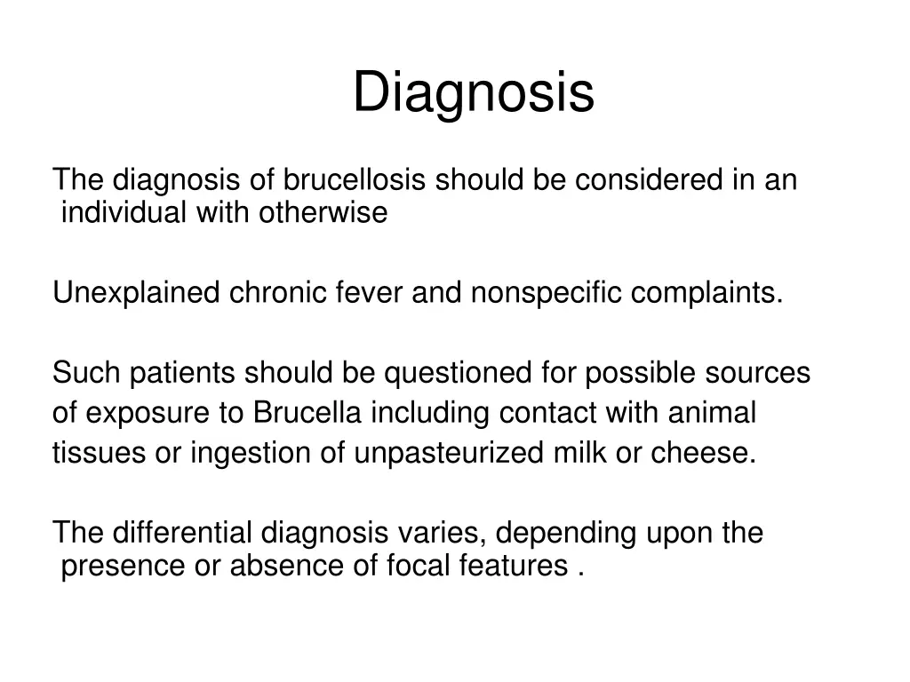 diagnosis