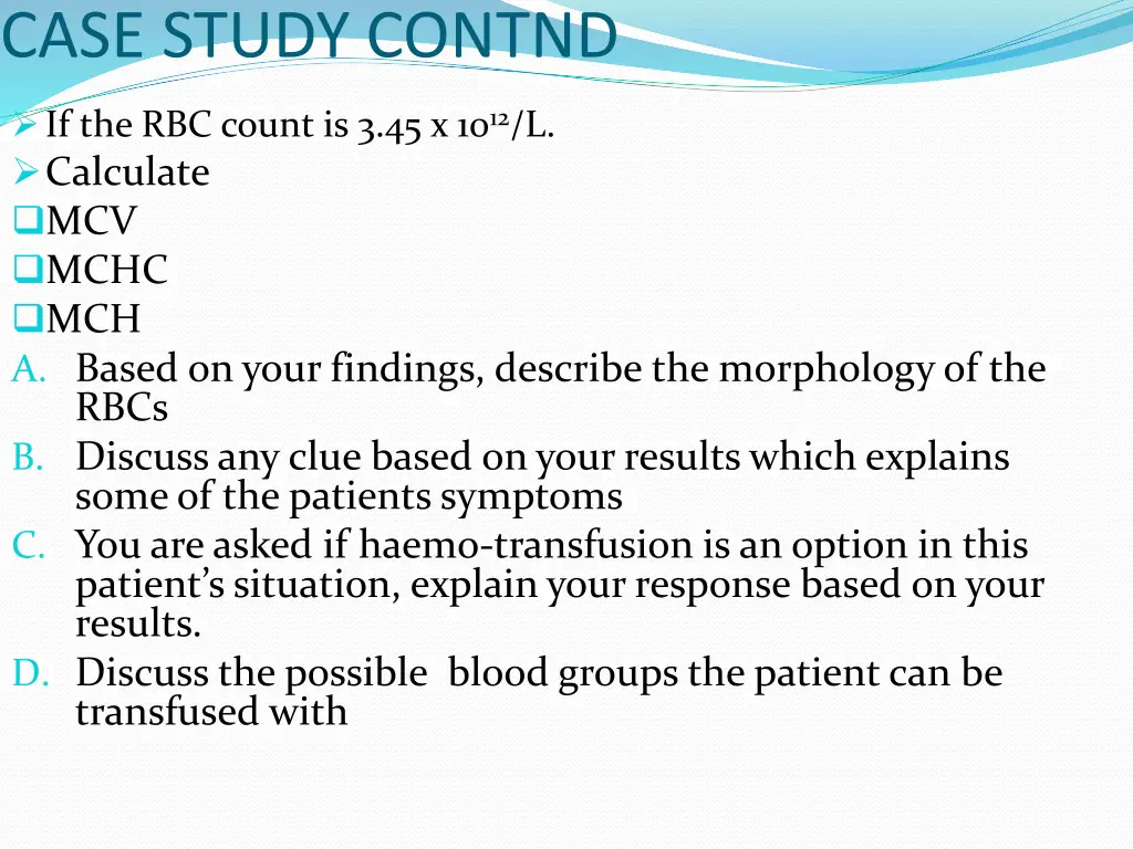 case study contnd