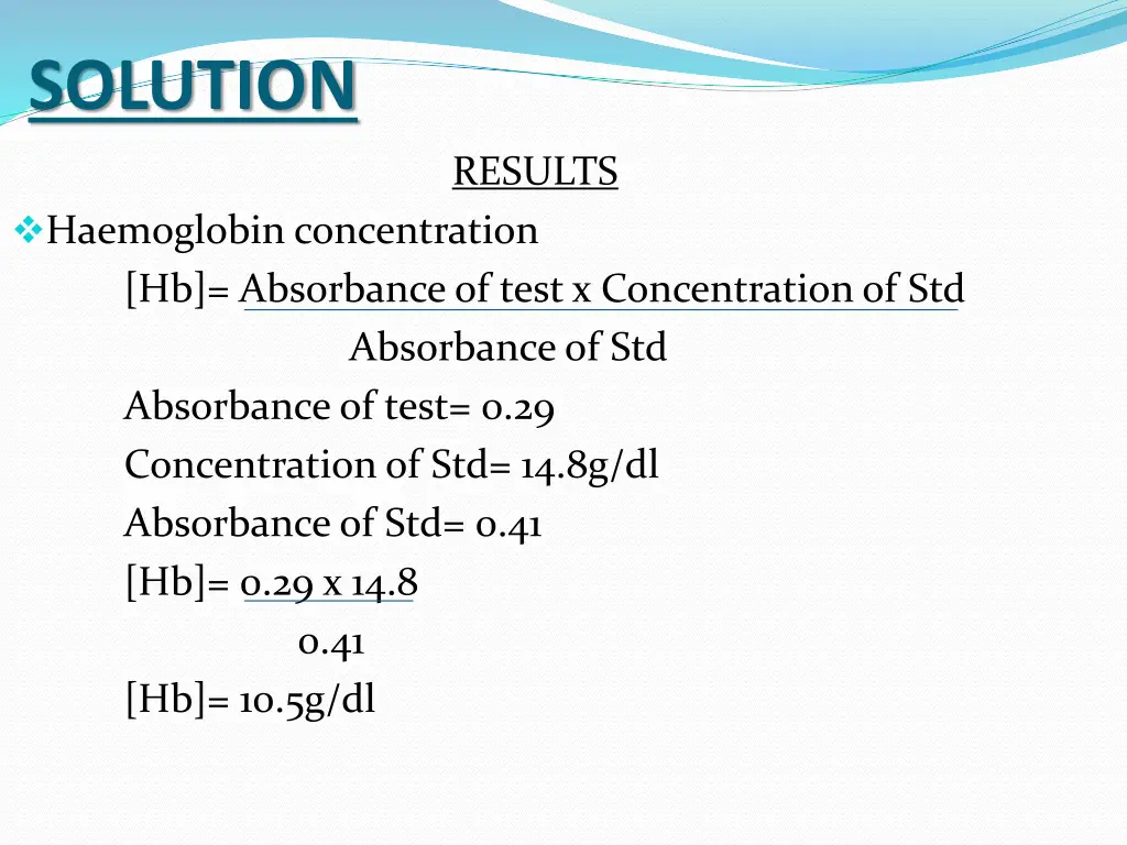 solution