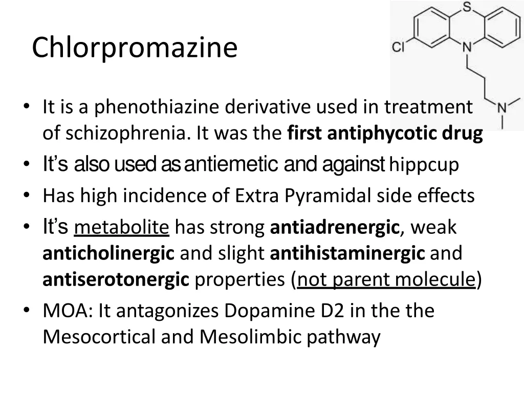 chlorpromazine