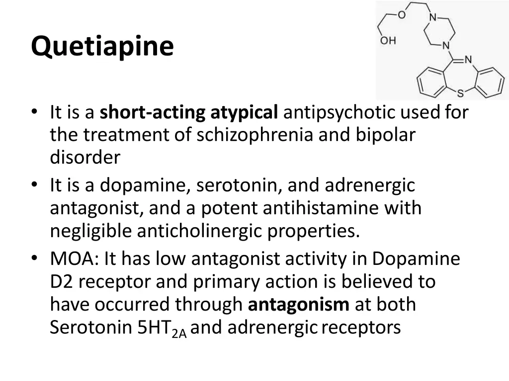 quetiapine