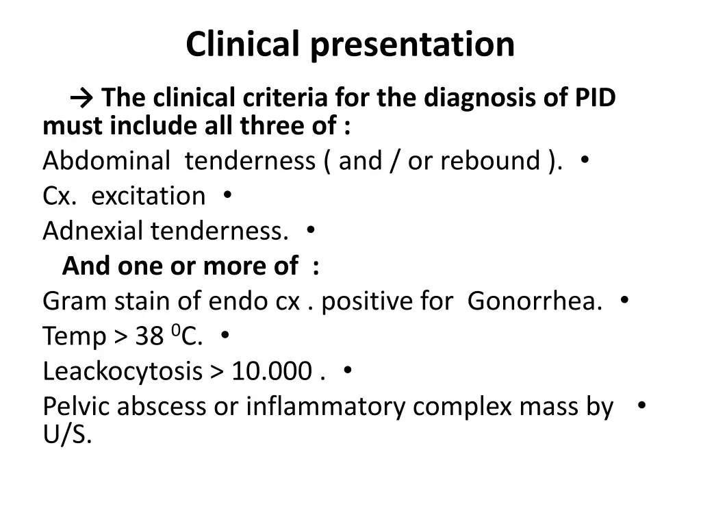 clinical presentation 2