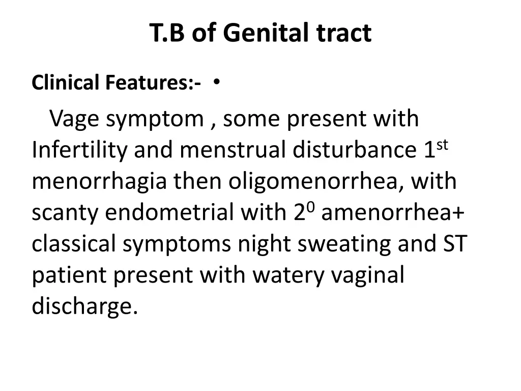 t b of genital tract 2