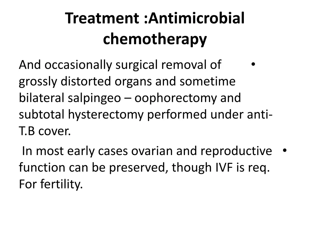 treatment antimicrobial chemotherapy