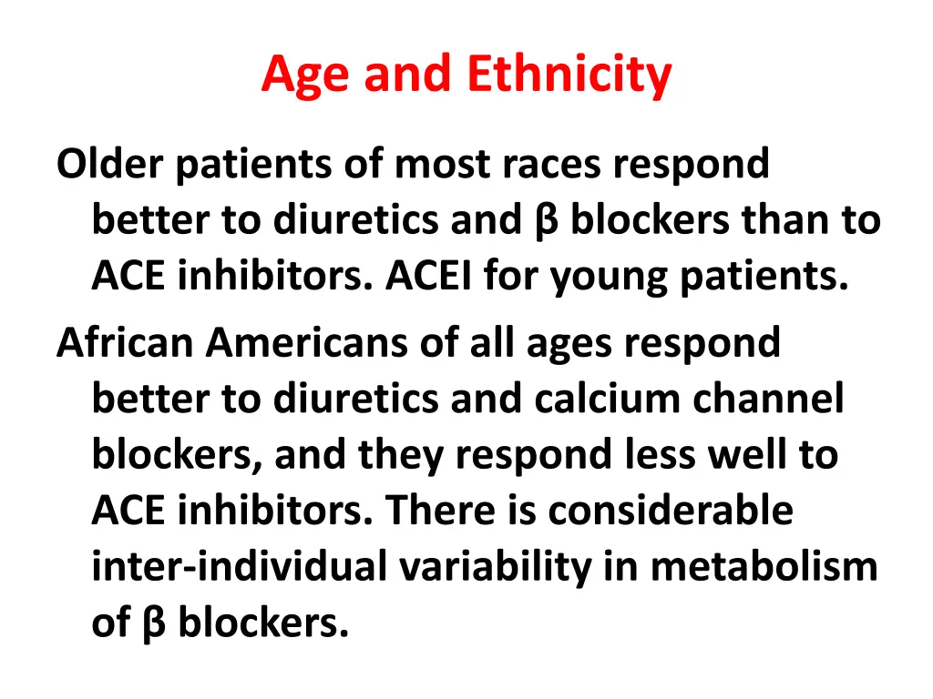 age and ethnicity