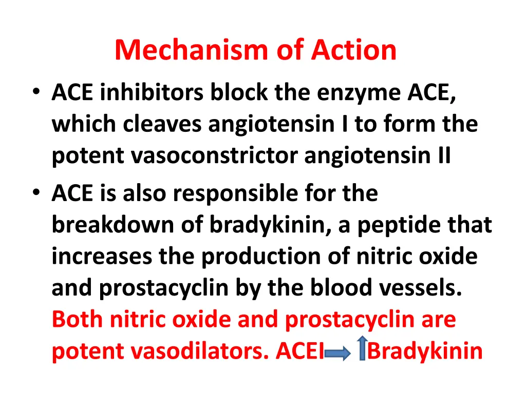 mechanism of action ace inhibitors block