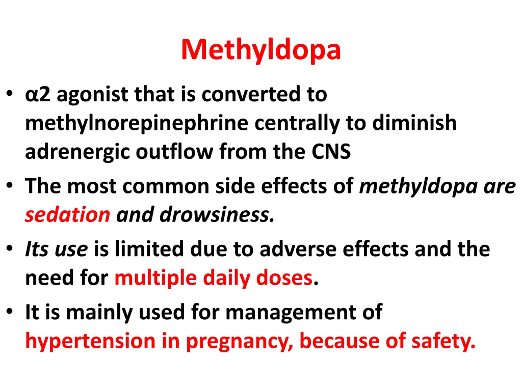methyldopa