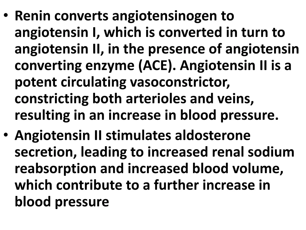 renin converts angiotensinogen to angiotensin