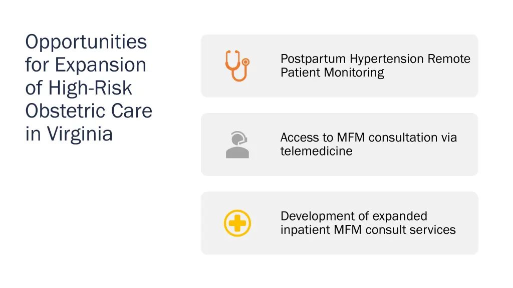 opportunities for expansion of high risk