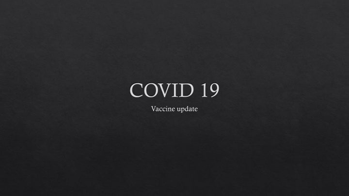 covid 19 vaccine update