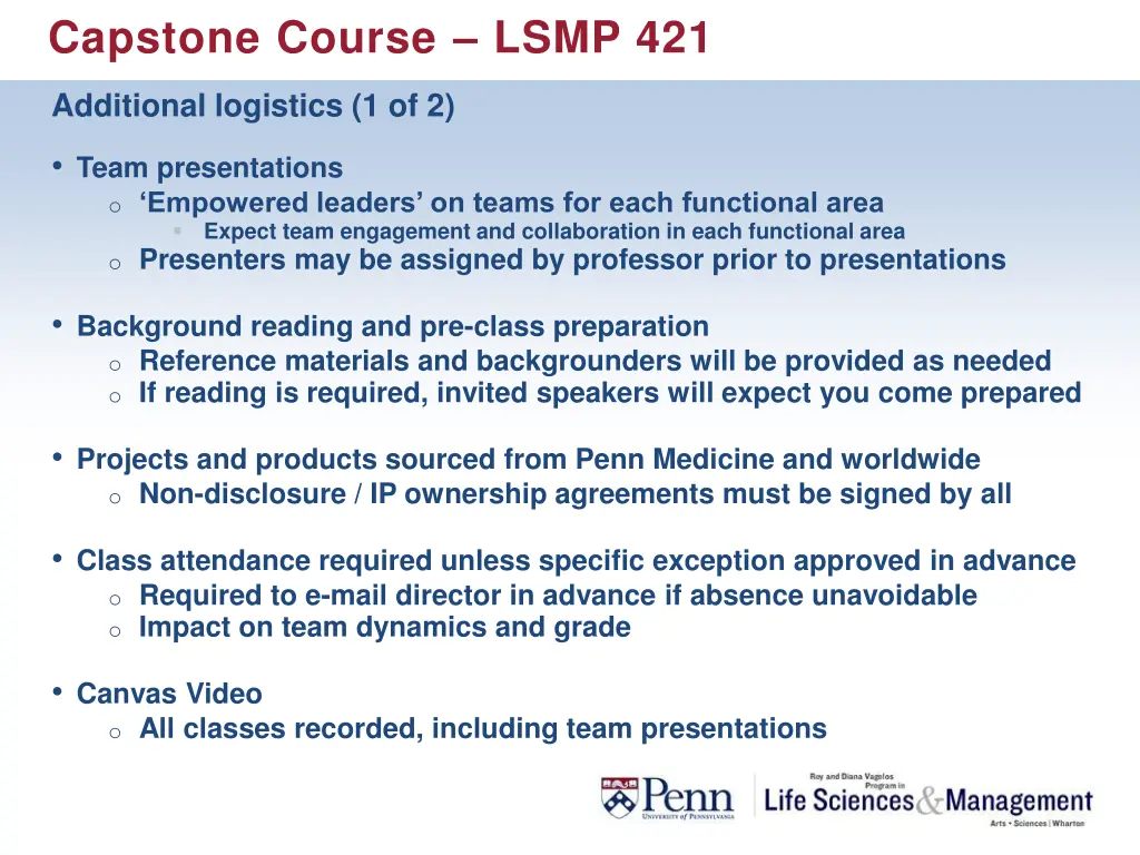 capstone course lsmp 421 2