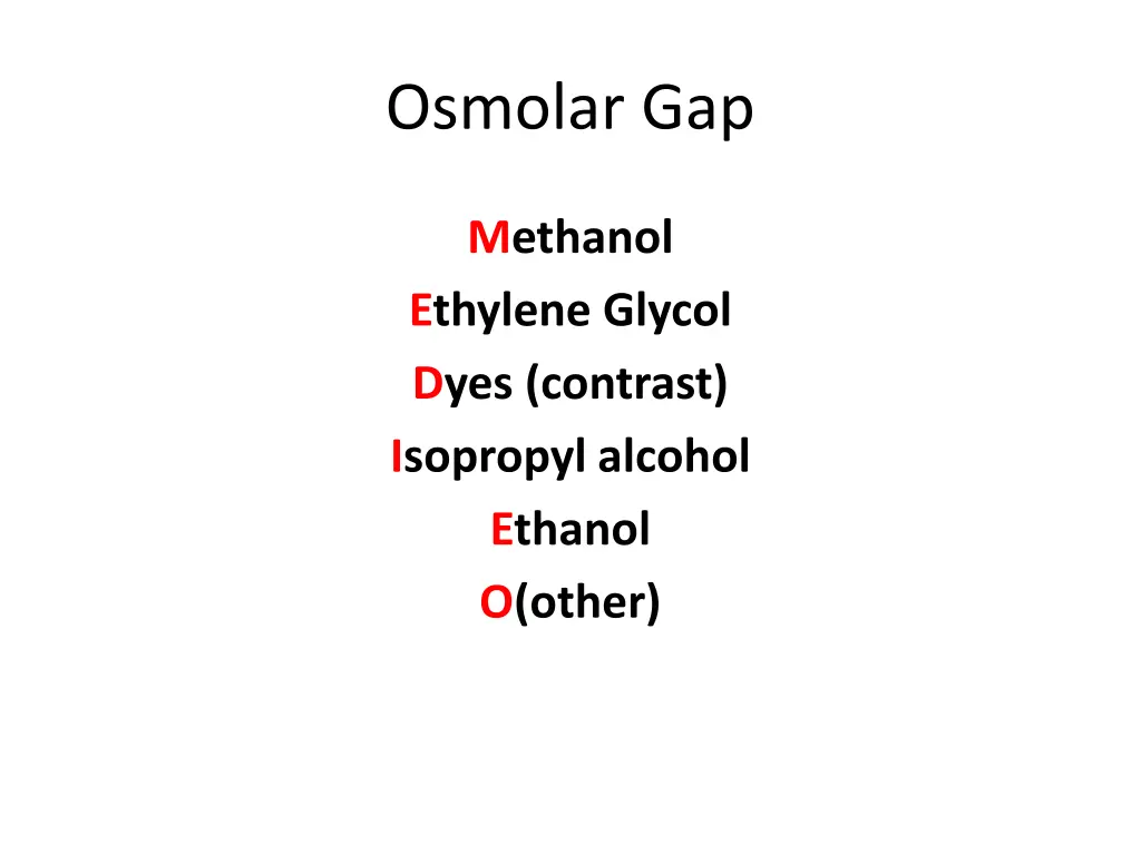 osmolar gap