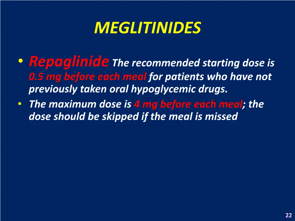 meglitinides 1