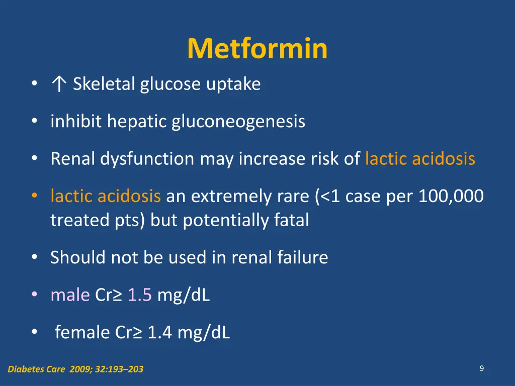 metformin