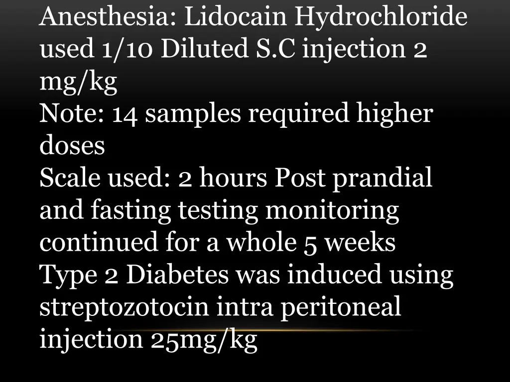 anesthesia lidocain hydrochloride used