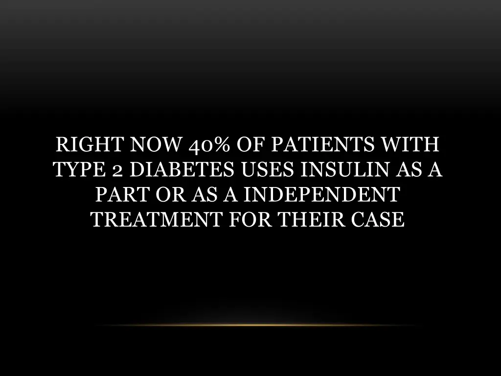right now 40 of patients with type 2 diabetes
