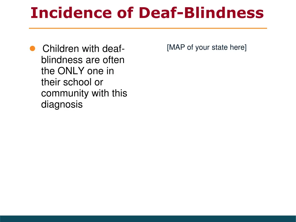 incidence of deaf blindness