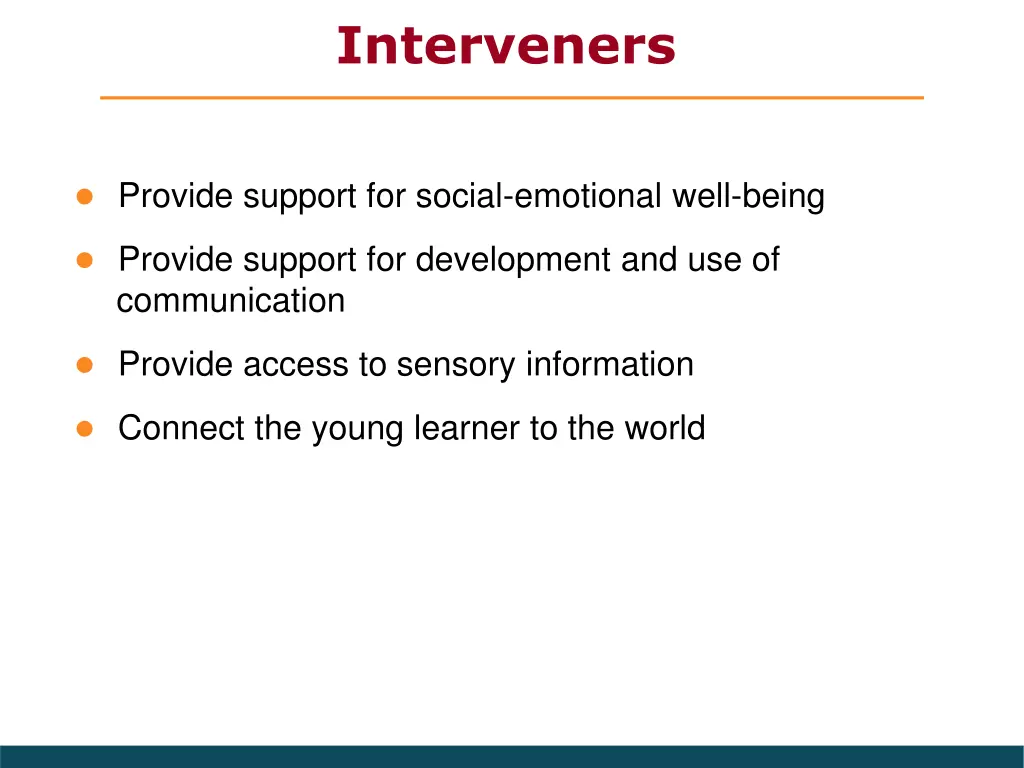 interveners