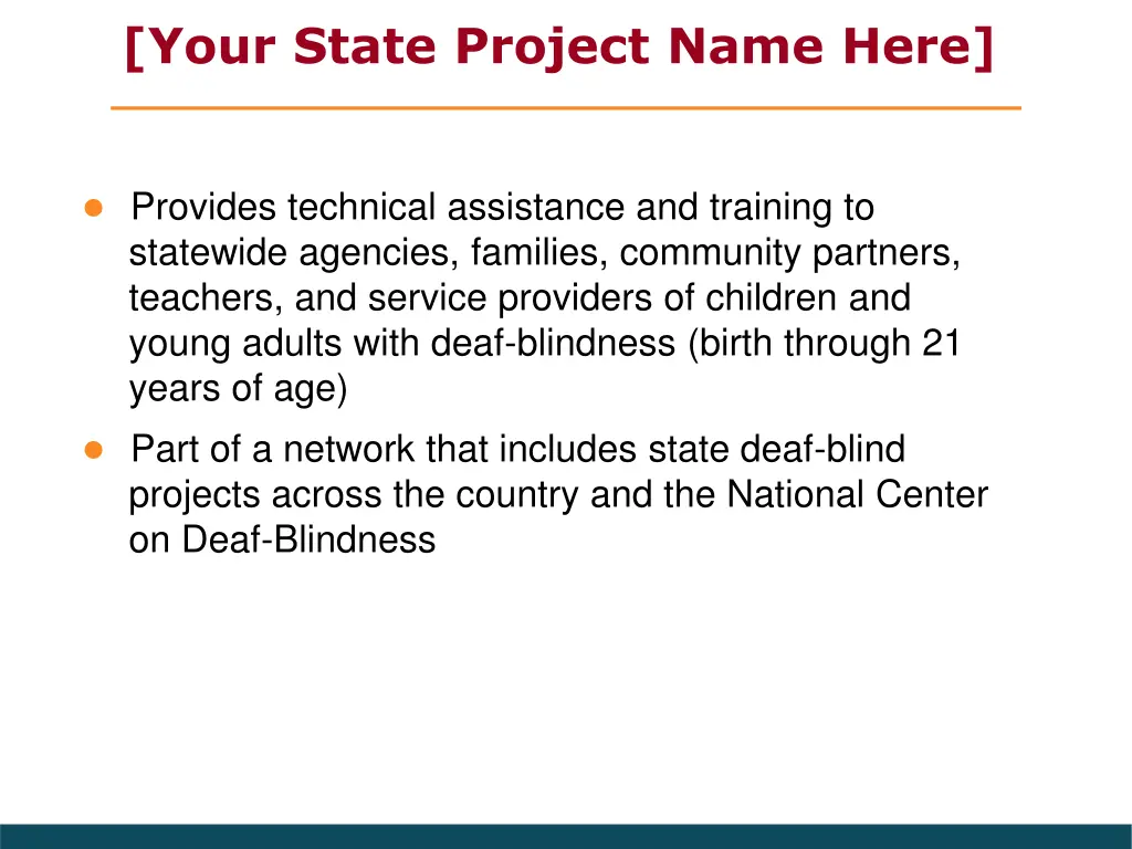 your state project name here