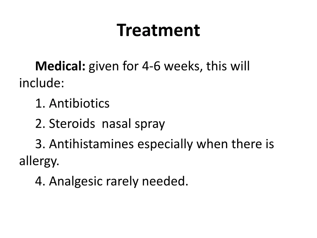 treatment