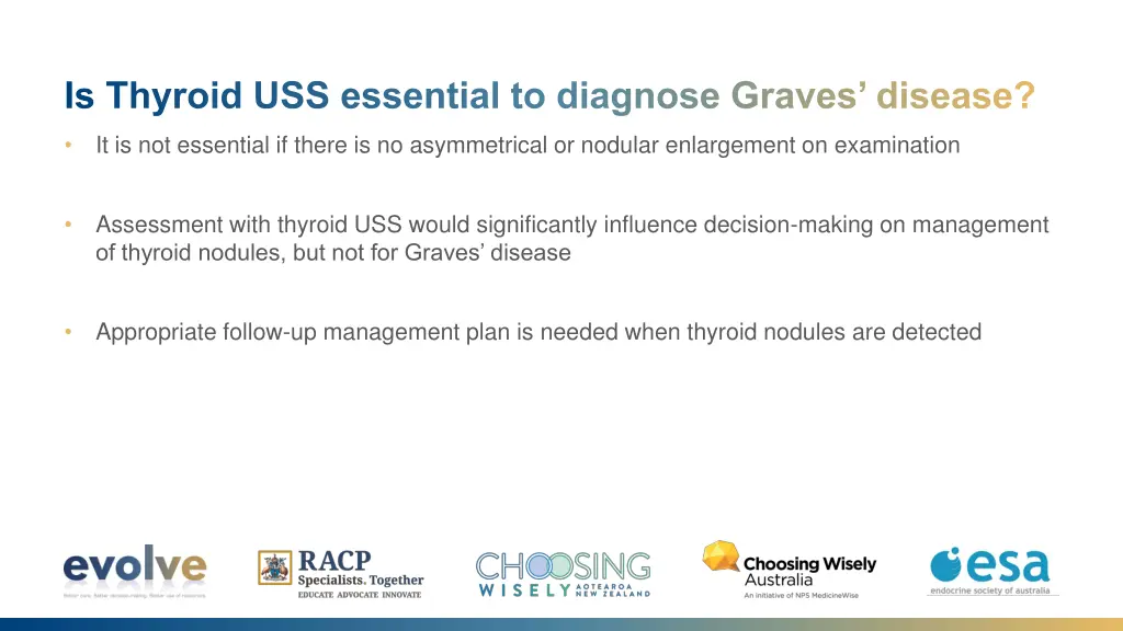 is thyroid uss essential to diagnose graves