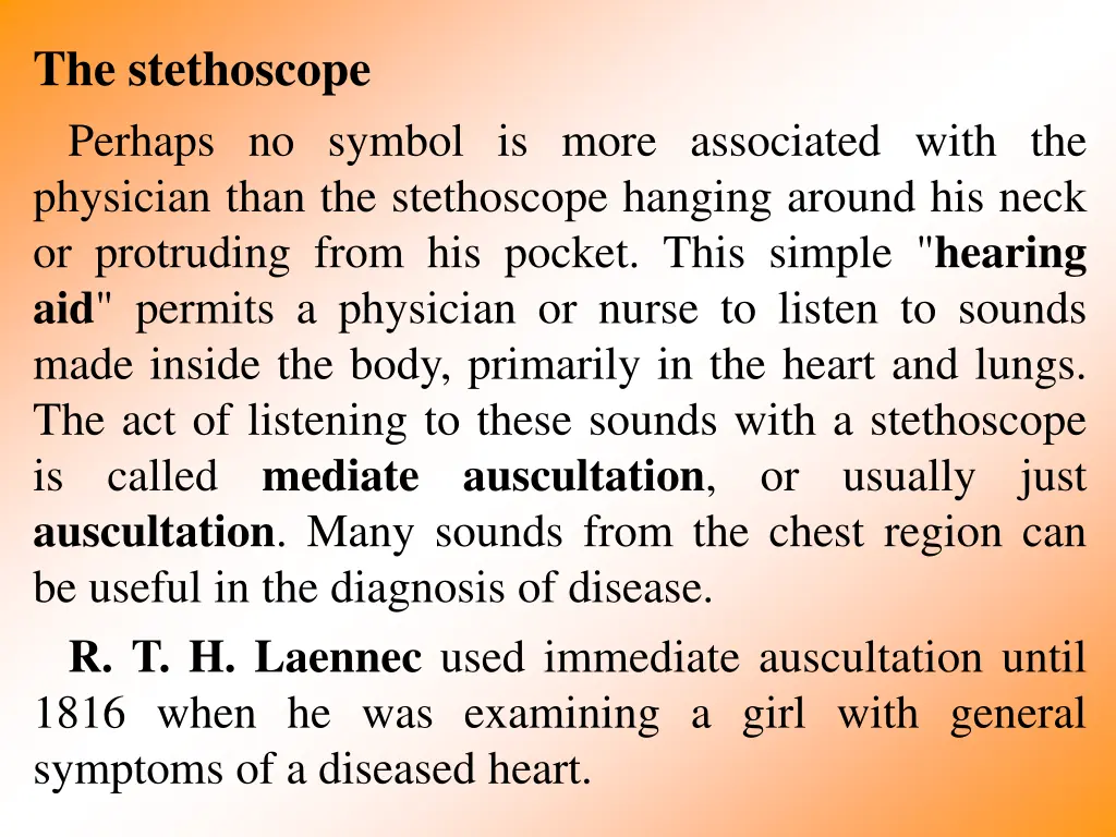 the stethoscope perhaps no symbol is more