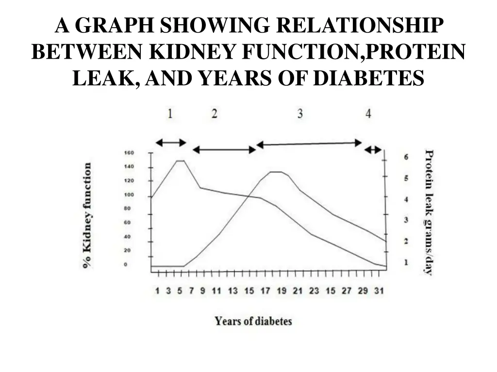 a graph showing relationship between kidney