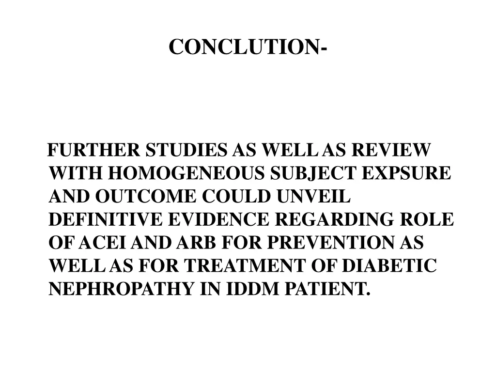 conclution