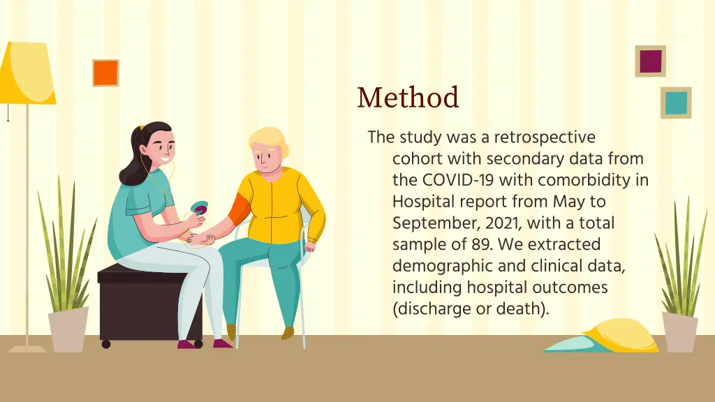 method the study was a retrospective cohort with