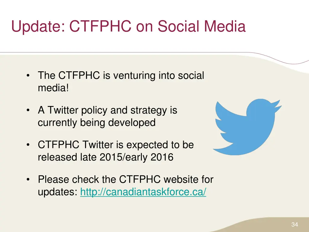 update ctfphc on social media