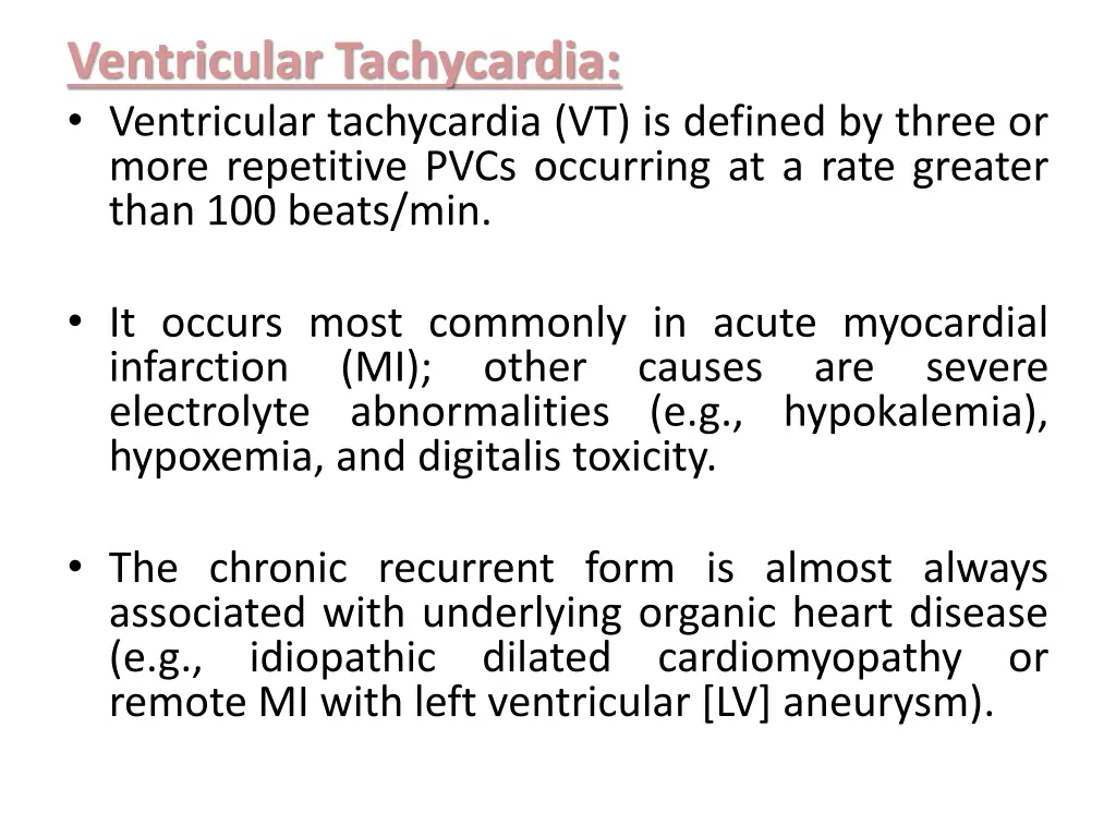 ventricular tachycardia ventricular tachycardia
