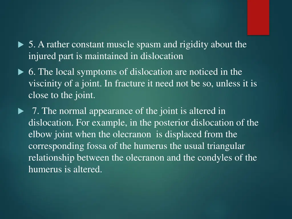 5 a rather constant muscle spasm and rigidity