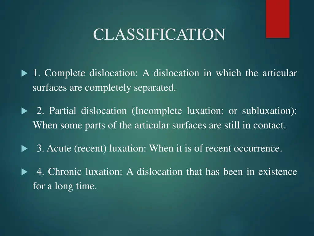 classification