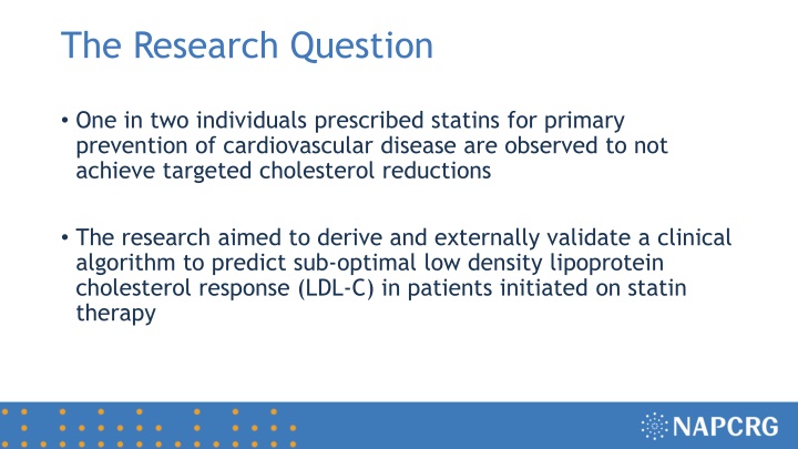 the research question