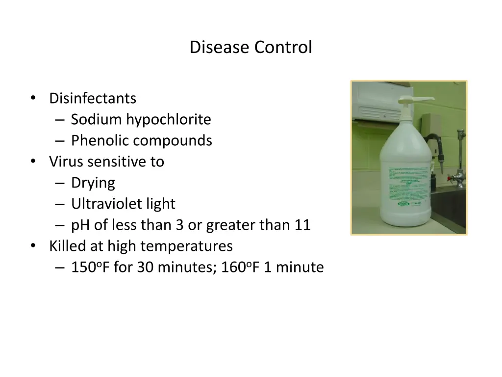 disease control