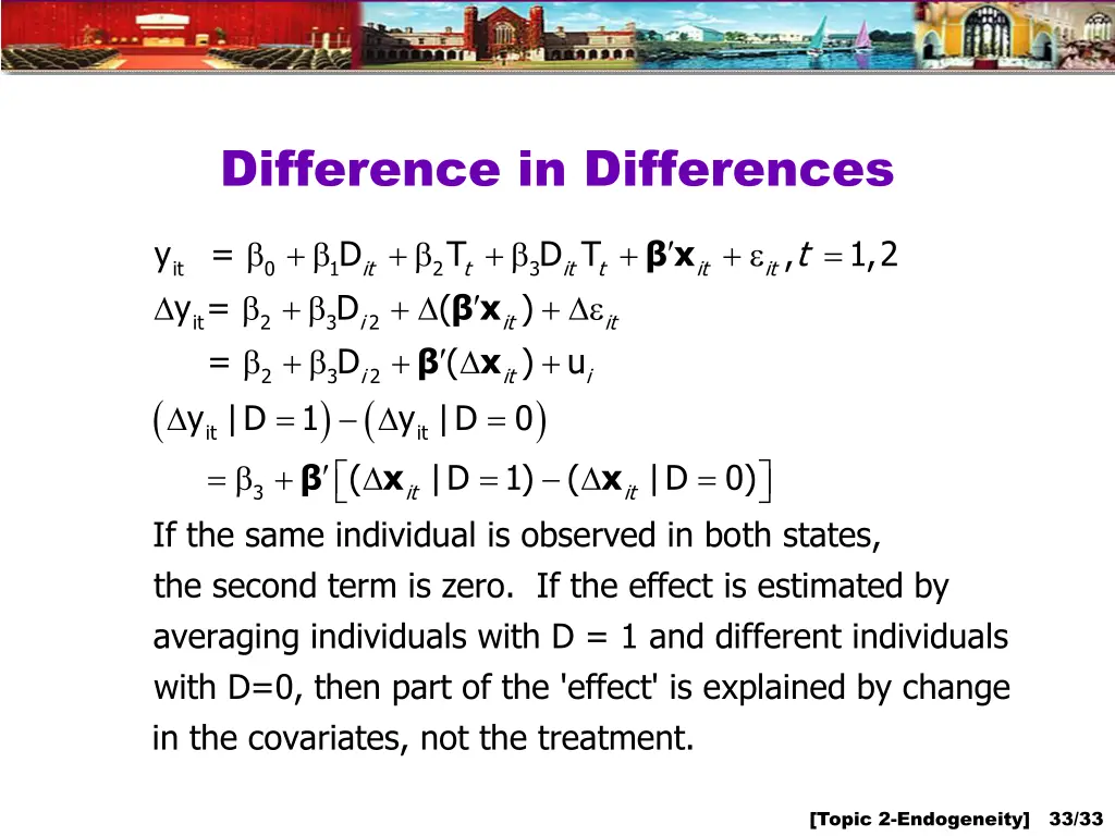 difference in differences 1