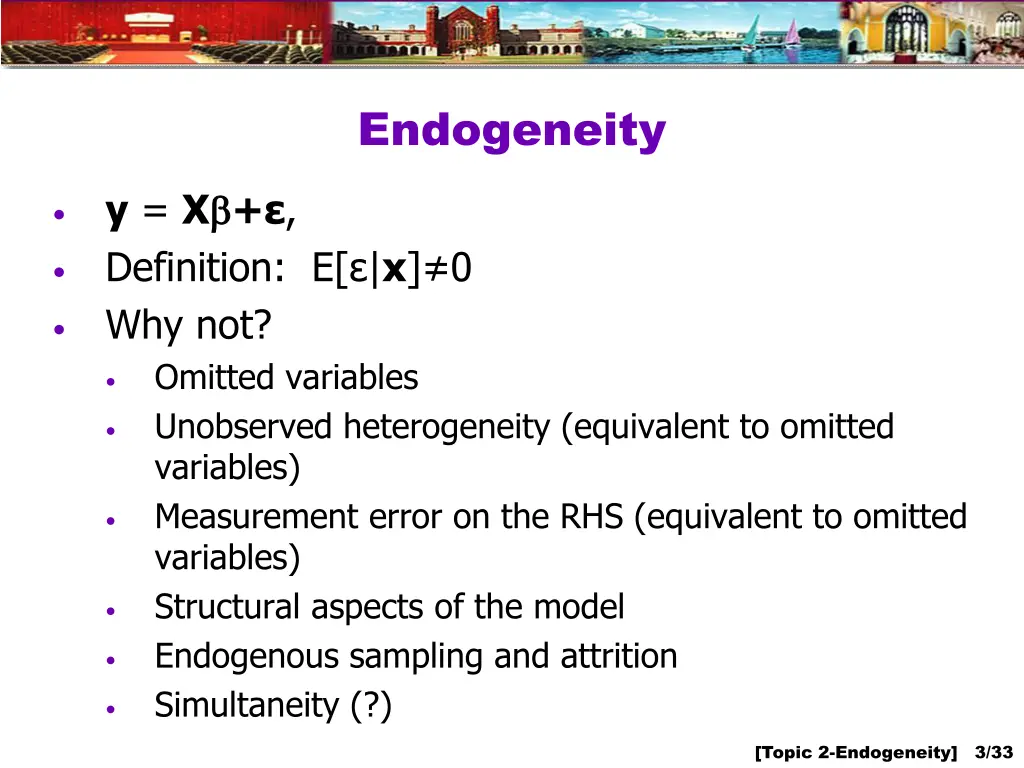 endogeneity