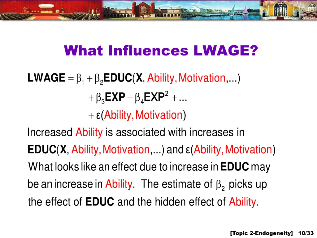 what influences lwage