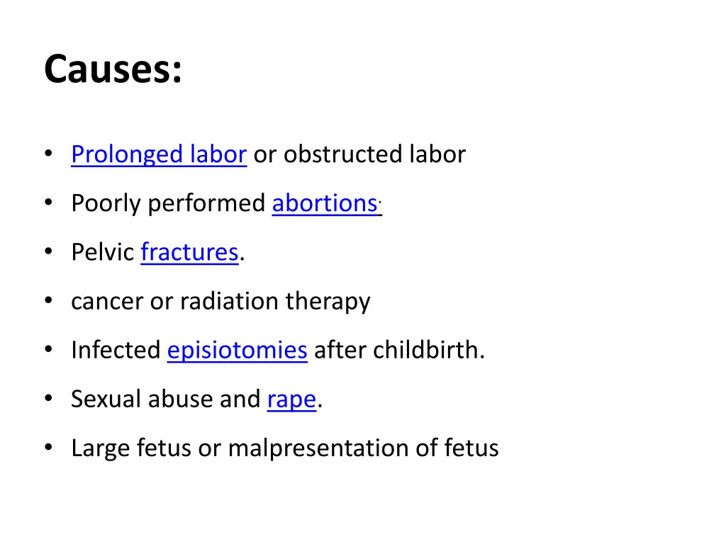 causes