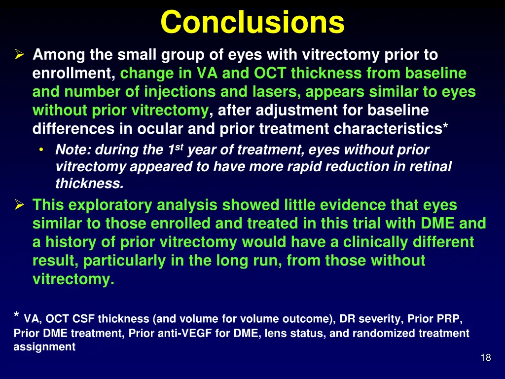 conclusions