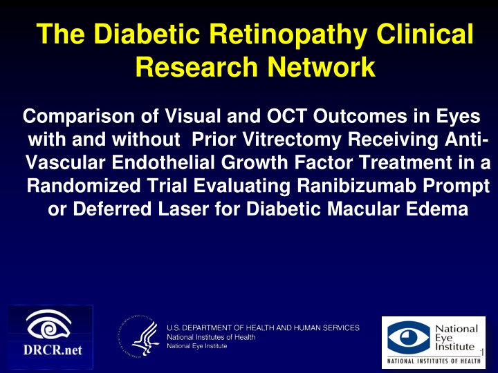 the diabetic retinopathy clinical research network