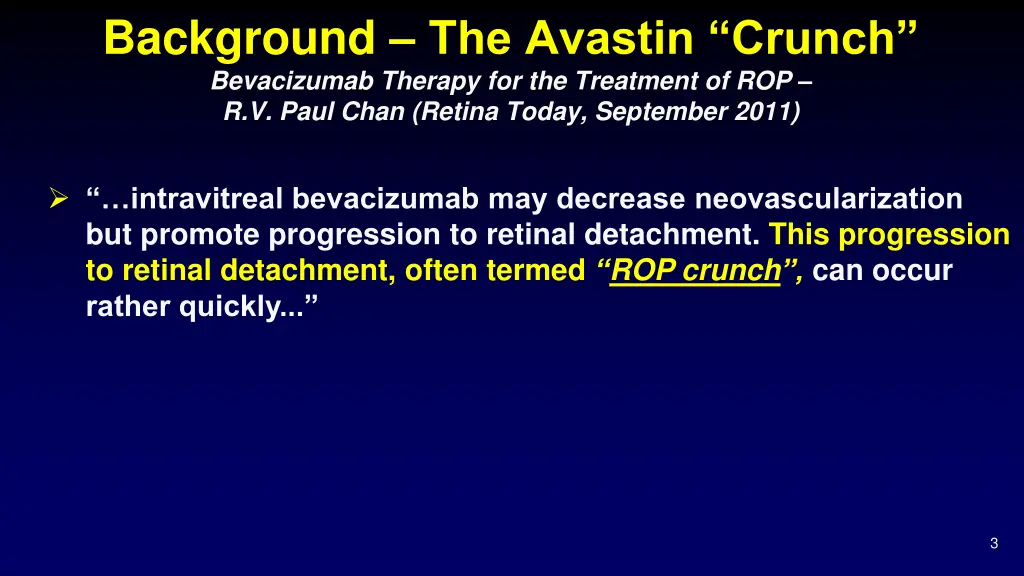 background the avastin crunch bevacizumab therapy